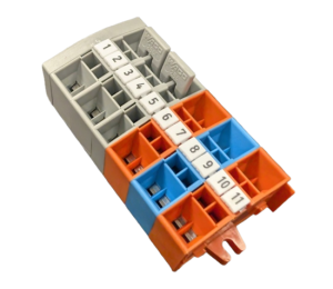 Terminal Block, Double Blue HI