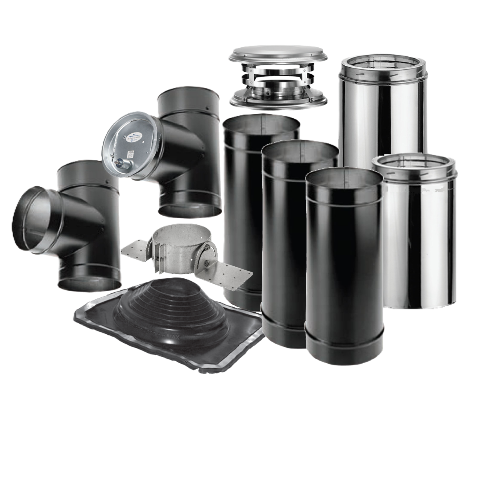 Kit, XT 6" Roof Chimney