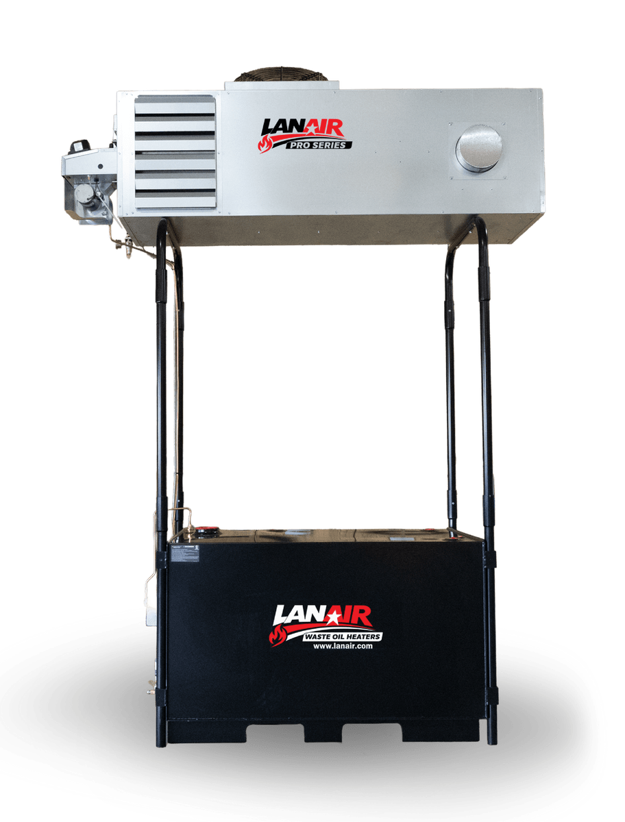 Lanair waste oil heater